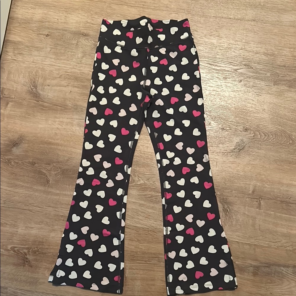 Gap Kids Heart Pattern Flared Leggings
